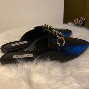 New Steve Madden size 9 leather mules
